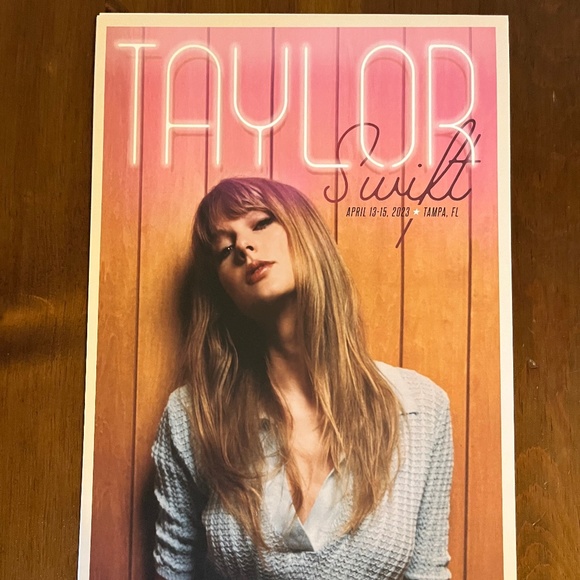 Taylor Swift Eras Tour Tampa Poster